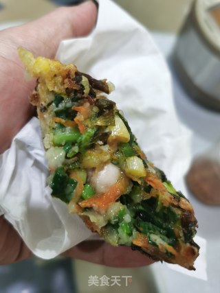 香炸海蛎饼的做法步骤：6