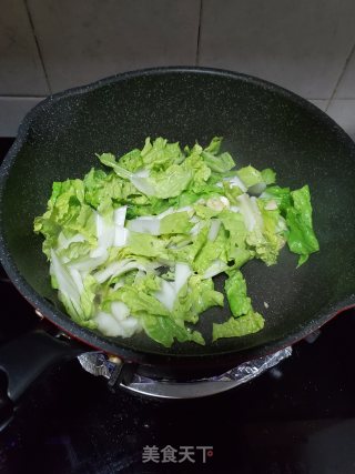 肉片炒白菜的做法步骤：5