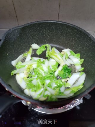 肉片炒白菜的做法步骤：6