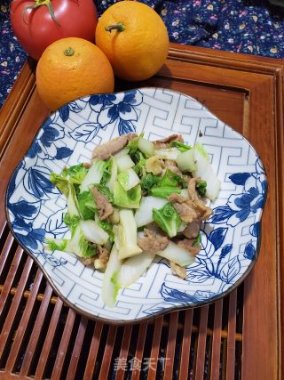 肉片炒白菜的做法步骤：10
