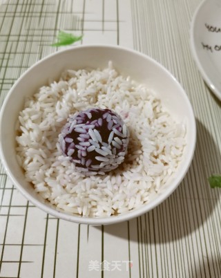 紫薯糯米丸子的做法步骤：6