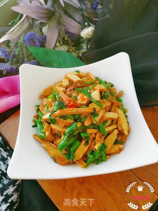芹菜炒豆干的做法步骤：10
