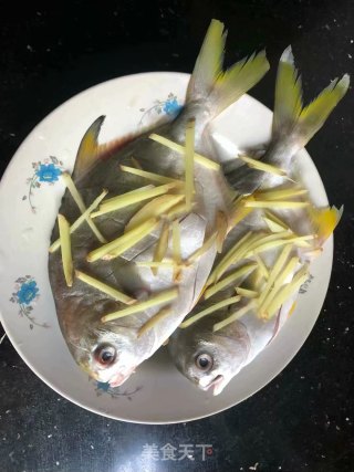清蒸金鲳鱼的做法步骤：3