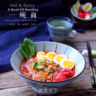 火锅方便面的做法步骤：9