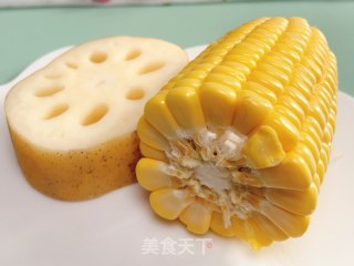 莲藕玉米泥的做法步骤：1
