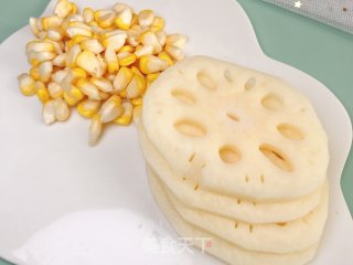 莲藕玉米泥的做法步骤：2