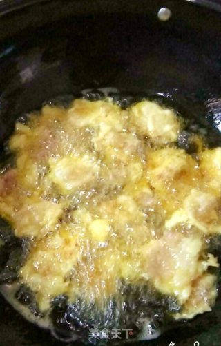 锅包肉的做法步骤：6