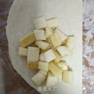 手抓饼版的香蕉派的做法步骤：6