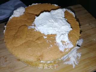 奶油蛋糕6寸的做法步骤：16