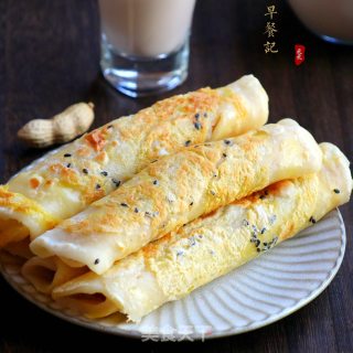 鸡蛋卷饼的做法步骤：9