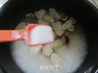 松茸大米粥的做法步骤：8