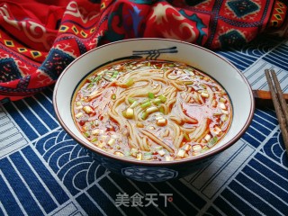 酸辣小面的做法步骤：10