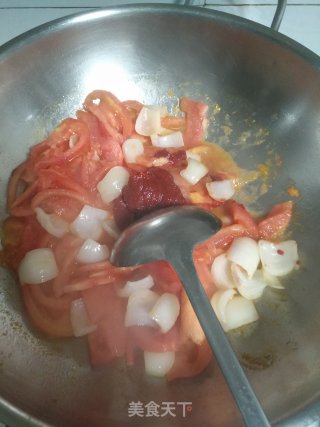西红柿牛肉烩馍片的做法步骤：9