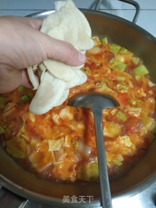 西红柿牛肉烩馍片的做法步骤：11