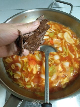 西红柿牛肉烩馍片的做法步骤：12