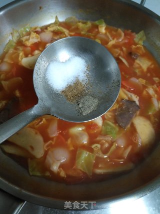 西红柿牛肉烩馍片的做法步骤：13