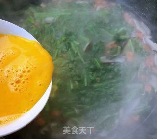 #冬日暖汤#芙蓉鲜蔬汤的做法步骤：9