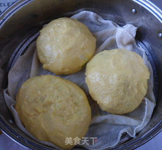 韭菜素馅大饽饽的做法步骤：10