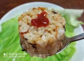 肉松芝士饭团的做法步骤：6