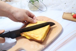 芝士芒果肉松吐司的做法步骤：12