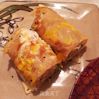 青椒土豆丝卷饼的做法步骤：11