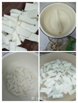 三色小炒的做法步骤：2