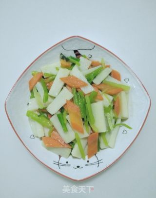 三色小炒的做法步骤：7