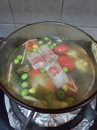 杂蔬豆腐汤的做法步骤：6