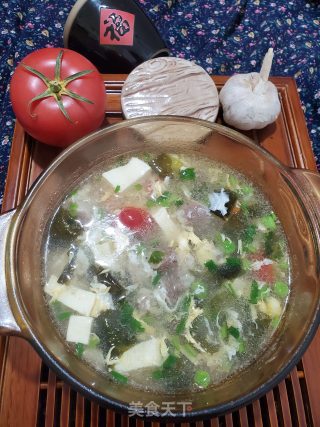 杂蔬豆腐汤的做法步骤：13