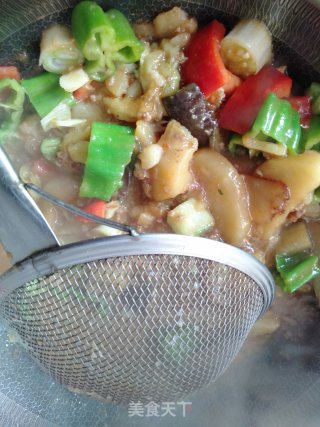 鱼香茄煲的做法步骤：9
