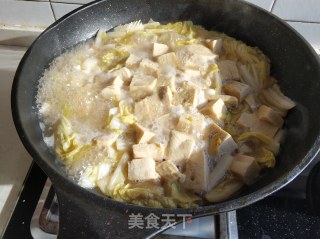 娃娃菜炖冻豆腐的做法步骤：10