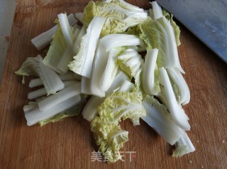 娃娃菜海鲜菇丸子汤的做法步骤：4