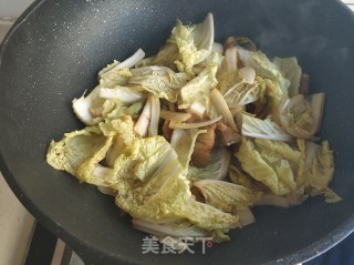 娃娃菜炖干豆腐的做法步骤：9