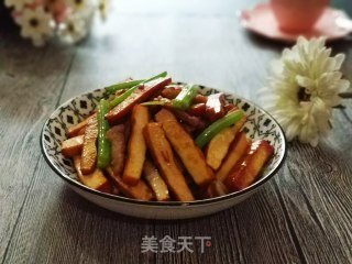 芹菜炒豆干的做法步骤：11