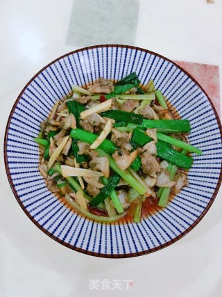 爆炒花甲肉的做法步骤：9