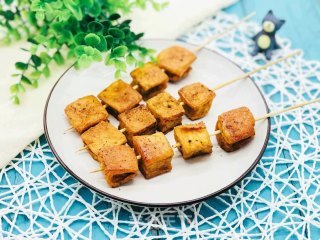 烤鱼豆腐的做法步骤：9