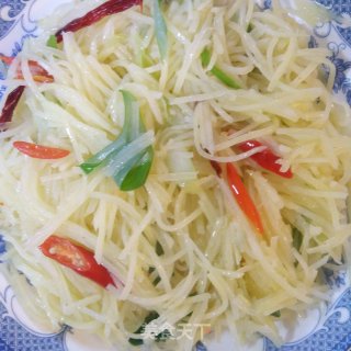 土豆丝小炒的做法步骤：9