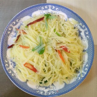 土豆丝小炒的做法步骤：10
