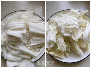彭豆带你做鲜虾贝肉白菜豆腐海鲜荟的做法步骤：3
