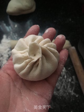 白萝卜肉馅包子的做法步骤：14