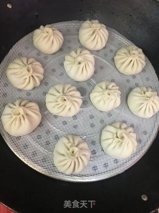 白萝卜肉馅包子的做法步骤：15