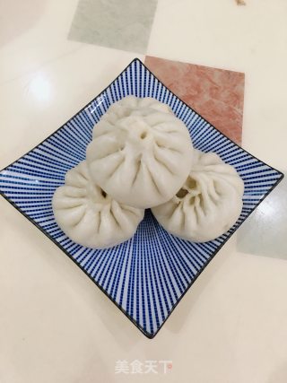 白萝卜肉馅包子的做法步骤：16