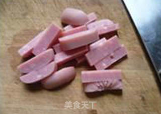 盐水方腿肉梅豆炒面疙瘩的做法步骤：6
