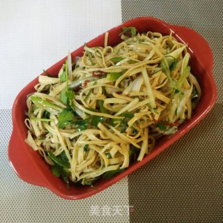 凉拌豆皮的做法步骤：9