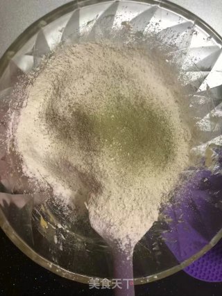 抹茶杏仁饼干的做法步骤：6