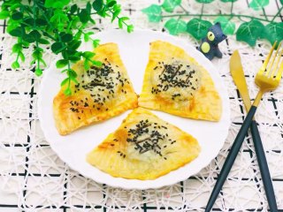 手抓饼豆沙馅饼的做法步骤：9