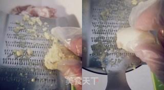 咸香糯米肉饼的做法步骤：4