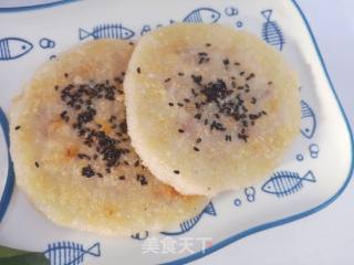 咸香糯米肉饼的做法步骤：12