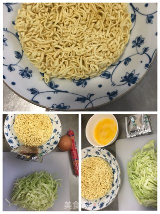原味炒方便面的做法步骤：1