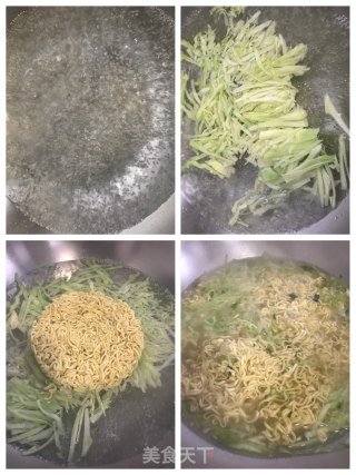 原味炒方便面的做法步骤：2